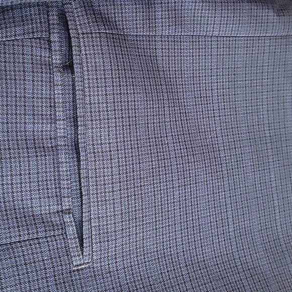 Lauren Ralph Lauren Mens Navy Blue Plaid Two Button Blazer - Size 46L - Picture 5 of 14